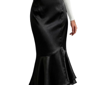 Women's Satin Skirt
