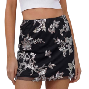 Women's Floral Mini Skirt
